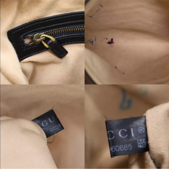 Authentic Gucci Marmont black leather crossbody bag - Picture 10 of 12